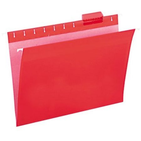 Zoro Select Hanging File Folders 9-3/8" x 11-3/4", Red, Pk25 UNV14118