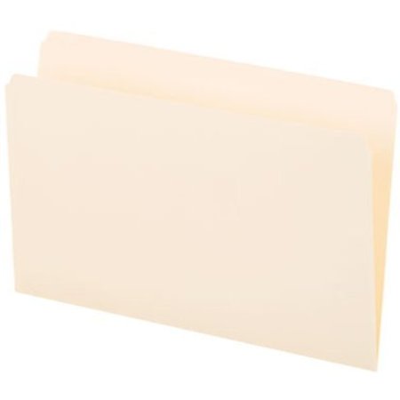 Zoro Select End Tab Shelf Folder 9-1/2" x 14-3/4", 3/4", Manila, Pk100 UNV15110