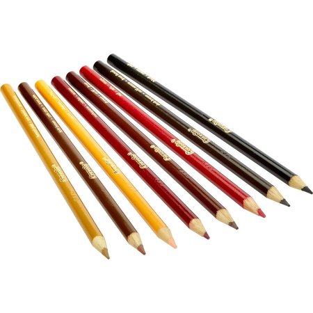 Crayola Color Pencil, Multicultural, Assorted, PK8 684208