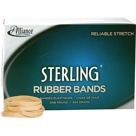 ALLIANCE RUBBER Rubberbands, Size62, Nttn, PK600 24625