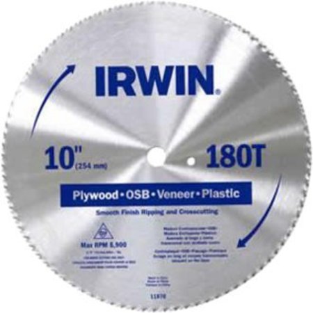 IRWIN 10", 80-Teeth Master Combo Saw Blade, PK5 11270ZR