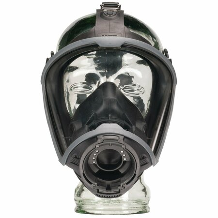 MSA SAFETY Full Face Respirator, M, Black 10156462