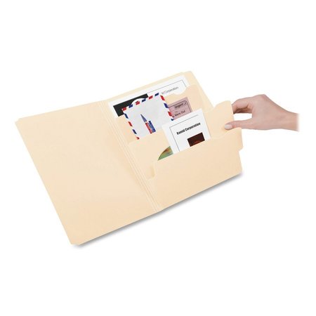 Zoro Select File Folders 8-1/2" x 11", 1/2-Cut Tab, Manila, Pk24 PFX10770