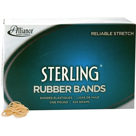 ALLIANCE RUBBER Rubberbands, Size8, Nttn, PK7100 24085