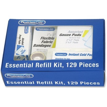 Acme United Essential Refill Kit, 129 Pieces/Kit 90137
