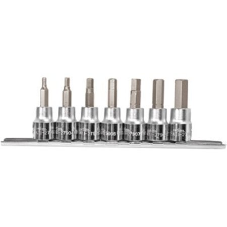 K-TOOL INTERNATIONAL 3/8" Drive Socket Set, Metric, 7 pcs KTI-27970