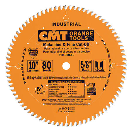 CMT 8", 60-Teeth Melamine/Fine Cut 210.060.08