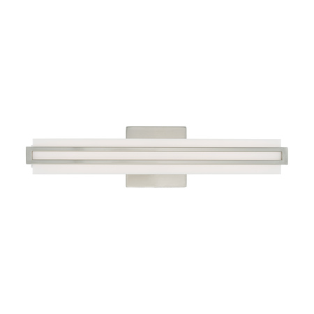 LIVEX LIGHTING Fulton N/A Light Brushed Nickel ADA Bath Vanity 10192-91