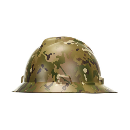 MSA SAFETY Full Brim Assembly, Multi Camo, Dipped 10204784