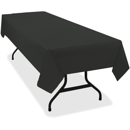 Tablemate Tablecover, 54x108, Pls, Black, PK6 , 54" W 108" L Black Tabletop 549BK