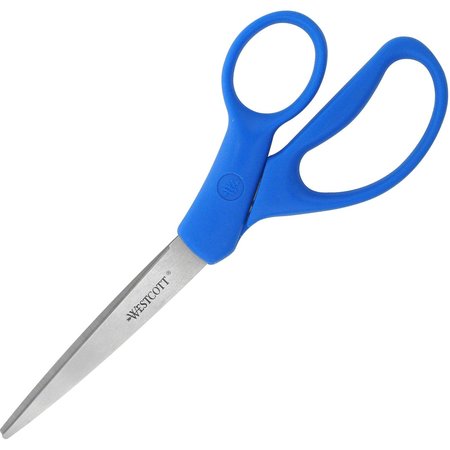 WESTCOTT Scissors, 8" Straight Shears, 2PK 15452
