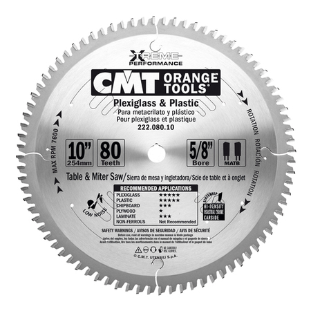 CMT 10" Plastic Blade 222.080.10