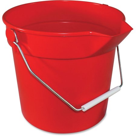 IMPACT PRODUCTS Bucket, 10Qt, Deluxe, Red 1 Ea 5510R