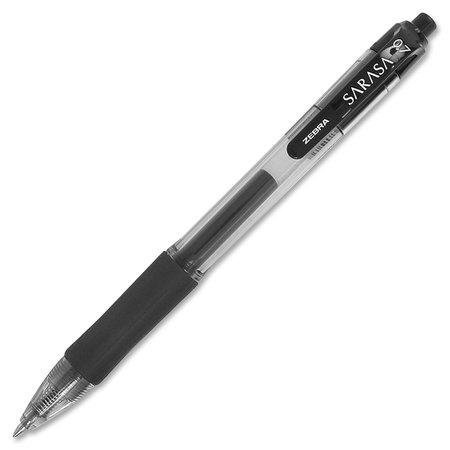 ZEBRA PEN Sarasa Dry X20 Gel Retractable 0.7mm Black 36pk 46136