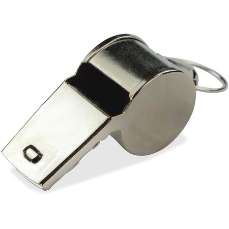 CHAMPION SPORTS Whistle, Metal, Medium Weight, Silver, PK12 501