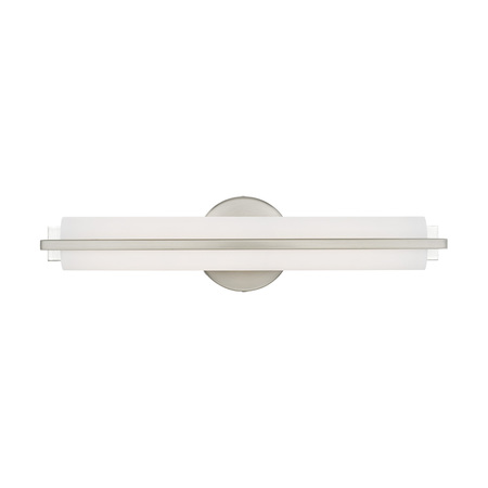 LIVEX LIGHTING Visby N/A Light Brushed Nickel ADA Bath 10352-91