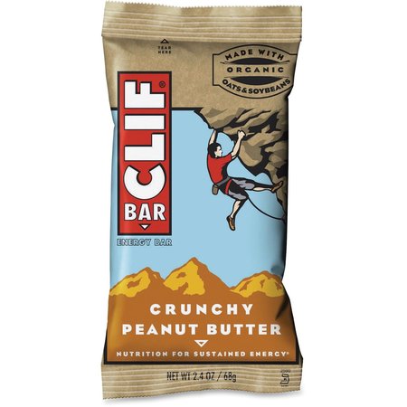 CLIF BAR Crunchy Peanut Butter Energy Bar, 12 PK 50120