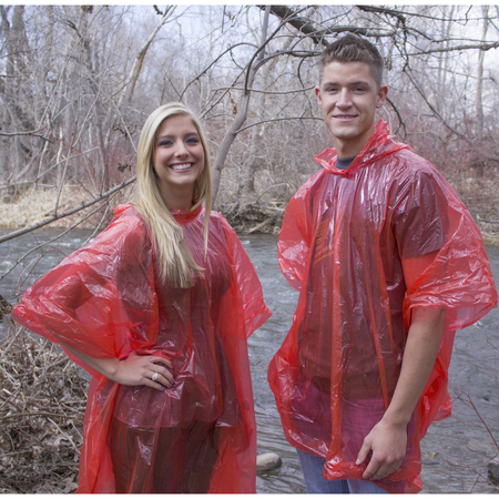 Emergency Zone Emergency Poncho, Red 103R