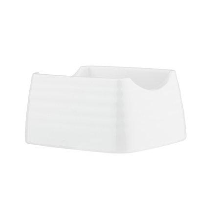 TABLECRAFT Sugar Packet Holder, Melamine, Wht, 4x3.25x 10415