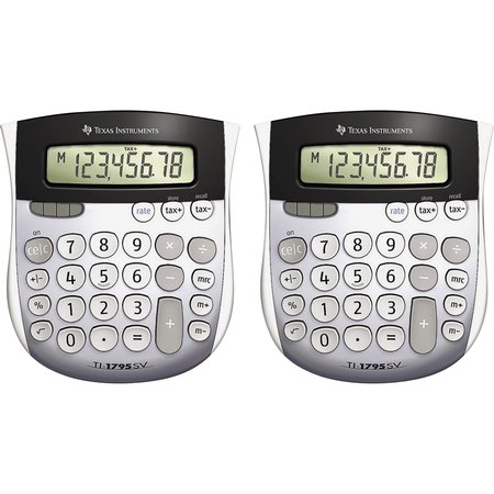 TEXAS INSTRUMENTS Calculator, Dsply, Slr, Supervw, 8Dgt, PK2 TI1795SVBD