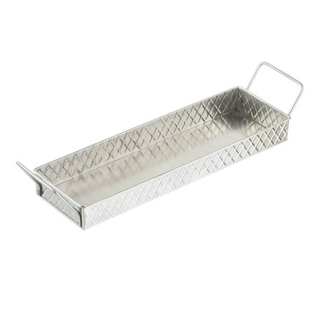 TABLECRAFT Snack Tray, 14.5x4.25", SS 10488