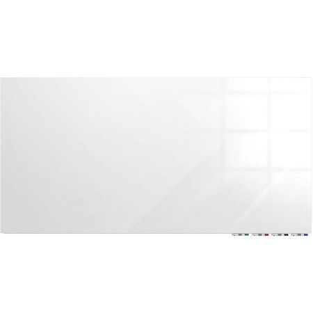 GHENT 48"x60" Magnetic Glass Dry Erase Board, White ARIASM45WH