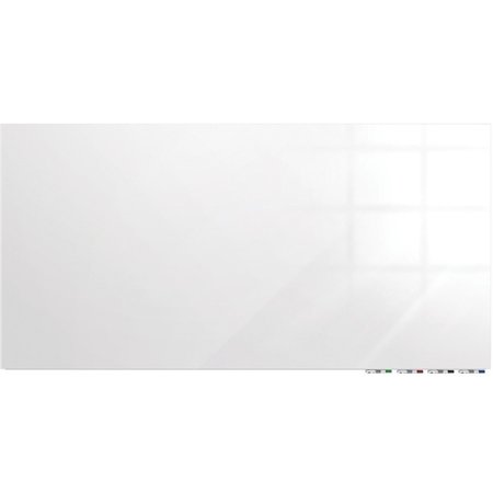 GHENT 48"x60" Glass Dry Erase Board, White, Dry Erase Height: 48" ARIASN45WH