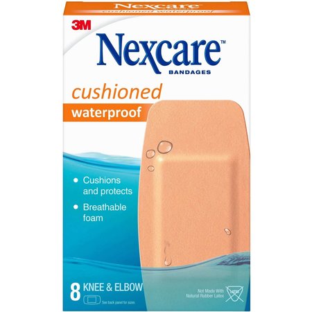 Nexcare Knee/Elbow Waterproof Bandages, PK6 MMM52208CB