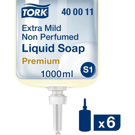 Tork Premium 1L Liquid Hand Soap Cartridge, 6 PK 400011