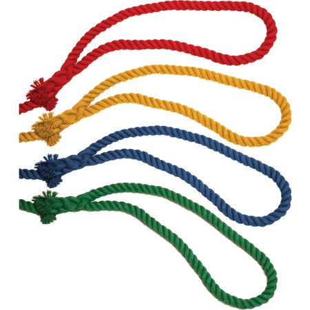 CHAMPION SPORTS Tug of War Rope, 4 Colors, 50ft L, PK4 TWR4WAY