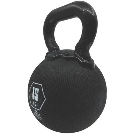 CHAMPION SPORTS Durable Phino Kettle Bell, Blue, 15lb RKB15