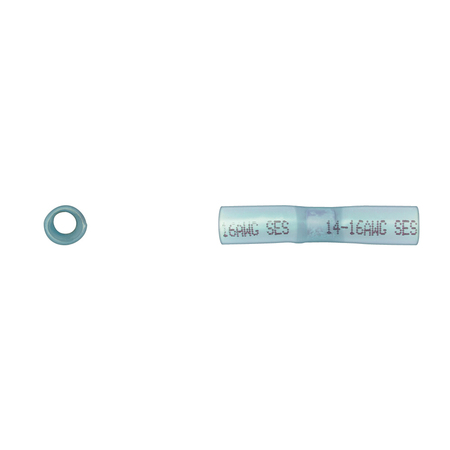 DISCO Blue Heat Shrink Butt Conn 14-16 AWG Solder/Seal Type PK15 10712PK