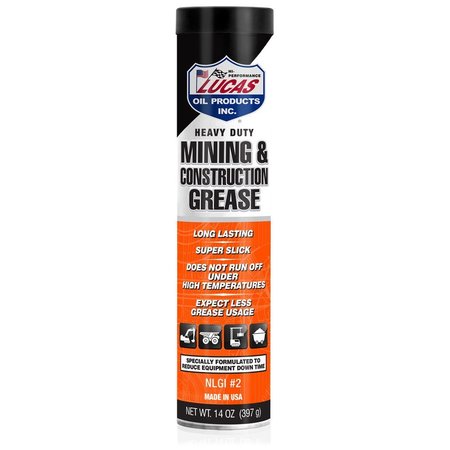 Lucas Oil H/D Minng and Construction Grease, PK30 30 PK 10881-30