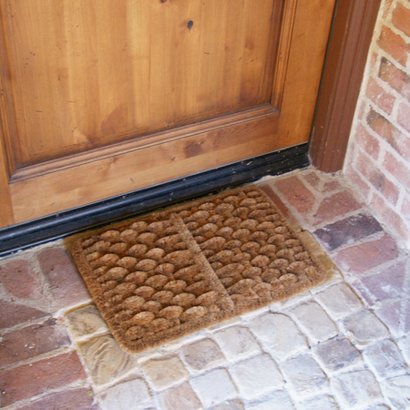 Rubber-Cal "Shiraz" Outdoor Scraper Door Mat, 16 by 24-Inch 10-100-511