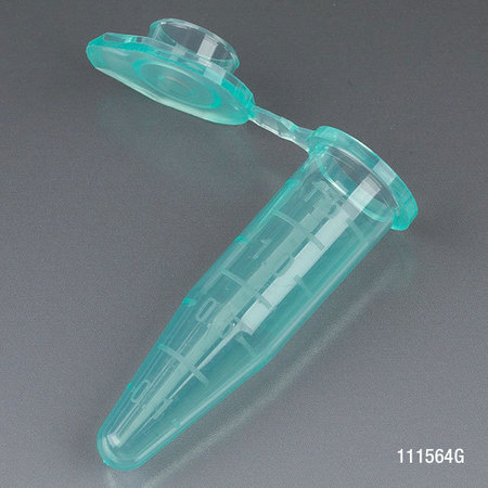 GLOBE SCIENTIFIC Microcentrifuge Tube, 1.5mL Pp, PK500 111564G