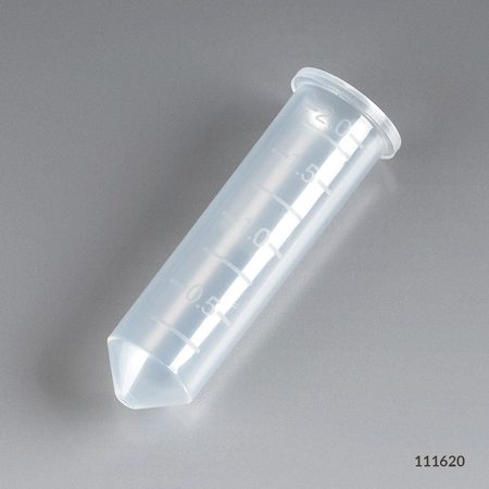 GLOBE SCIENTIFIC Microcentrifuge Tube, 2mL, Pp, PK1000 111620