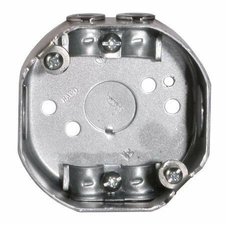 Raco Electrical Box, 11.8 cu in, Ceiling/Wall Box, Steel, Octagon 112