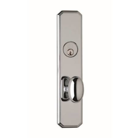 OMNIA LH Double CYL 234BS Mortise Lock 432 Knob 11000 Plate Bright Chrome 11432AC00L2