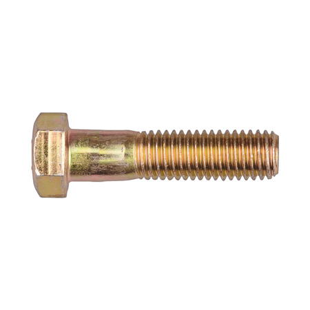 DISCO Grade 8, 9/16"-12 Hex Head Cap Screw, Zinc Yellow Steel, 2-1/4 in L 11543PK