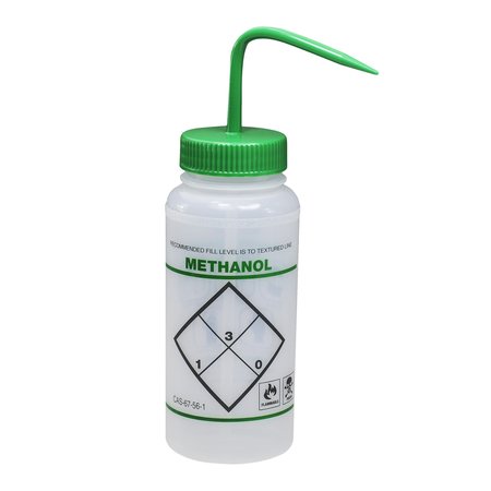 SP BEL-ART Methanol 2-Color Wash Bottle, Sfty, PK6 F11646-0623