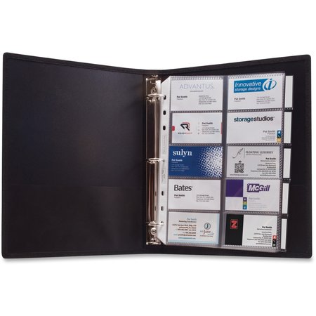 ANGLERS Business Card Binder, 3Ring, 1000 Capacity 303