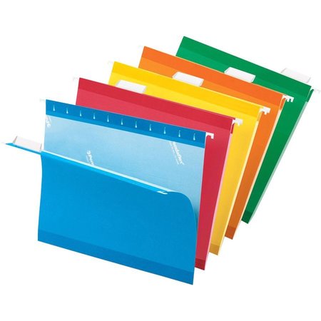 Zoro Select Hanging File Folders, Assorted, PK25 PFX415215ASST