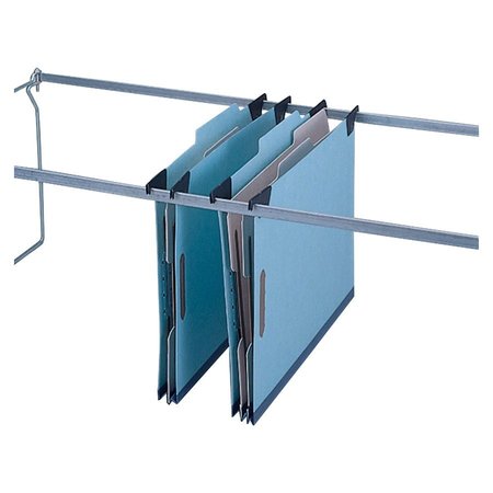 Zoro Select Hanging Classification Folders 8-1/2" x 14", Blue PFX59352