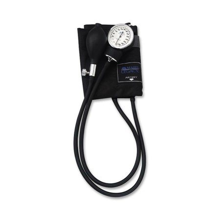 MABIS Aneroid Sphygmomanometer, Adult, Arm, Black 01-110-021