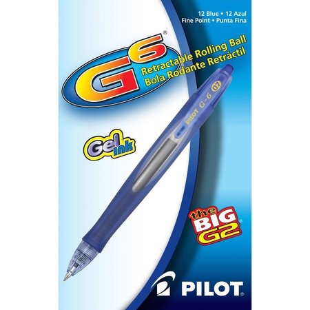 Pilot Gel Pen, Fine 0.7 mm, Blue PK12 31402