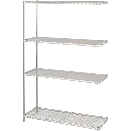 SAFCO Industrial Shelf Add-On Unit, 48 x 18" 5292GR