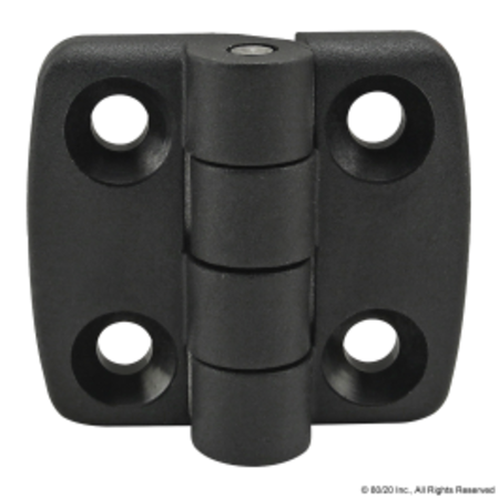 80/20 Standard Hinge Notab Nylon Blk 12098