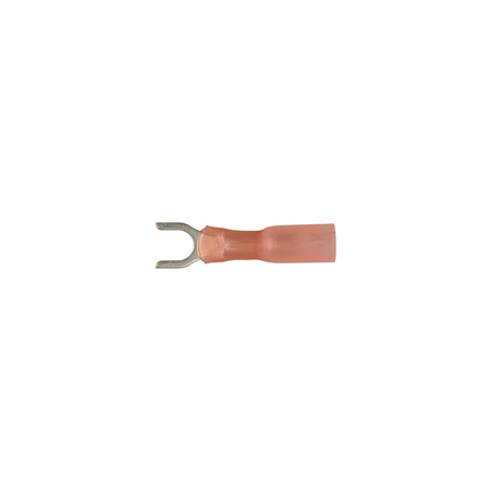 DISCO Red Nyln Crimp Wire Terminal #10 Open Spade 22-18 Ga. Wire PK10 12161PK