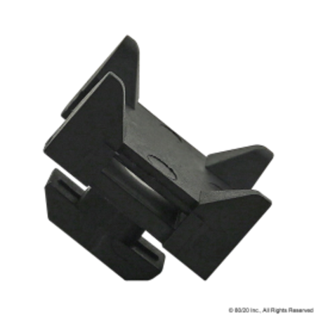 80/20 Cable Mount Block 1/4 Turn Nylon Blk 12316