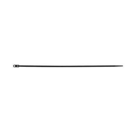 DISCO Blk Nyln Mounting Cable Tie 14" L 50#T/Strgth #10 Screw PK100 12337PK